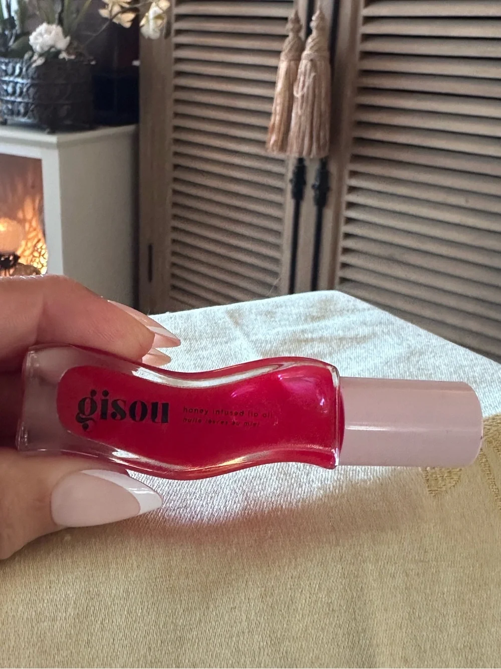 Gisou Honey Infused Lip Oil / Lip Gloss In Strawberry Sorbet. New & Unused.